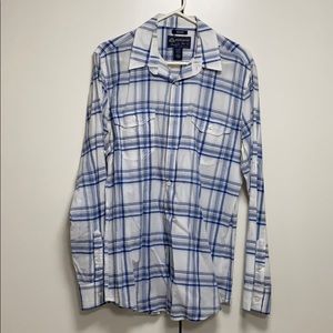 American Rag Plaid Shirt: size M